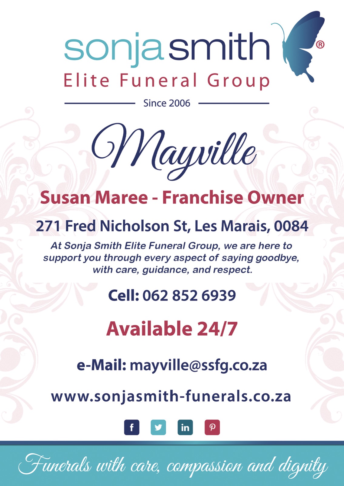 Sonja Smith Elite Funeral Group support information